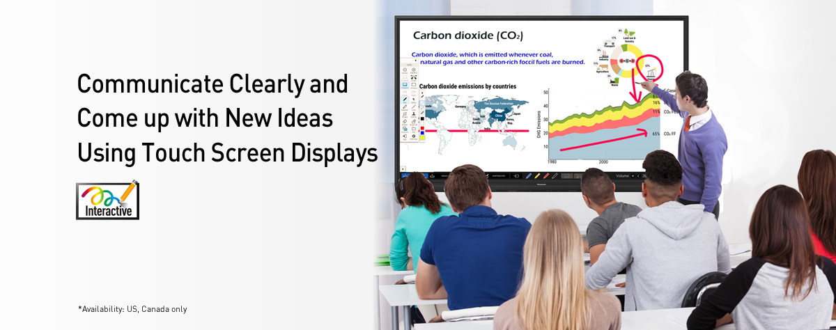 Communicate Clearly and Come up with New Ideas Using Touch Screen Displays