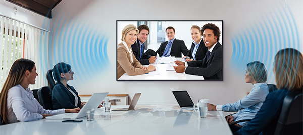 Built-in Speakers for the Playback of Content with Sound