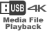 USB 4K Media File Playback