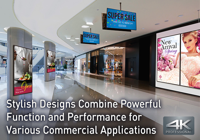 Stylish Designs Combine Powerful Function and Performance for Various Commercial Applications