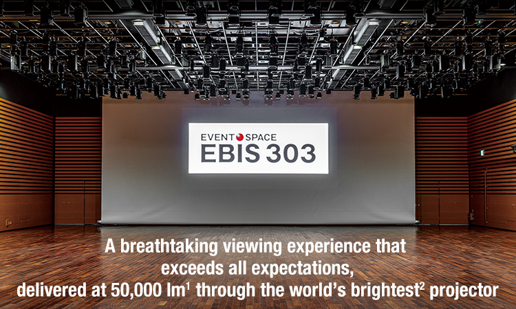 A breathtaking viewing experience that exceeds all expectations, delivered at 50,000 lm through the world’s brightest projector