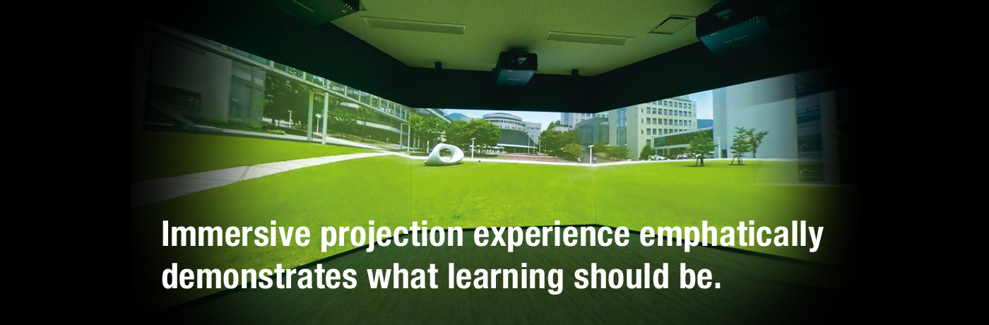 Immersive projection experience emphatically demonstrates what learning should be.