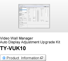 Video Wall Manager Auto Display Adjustment Upgrade Kit TY-VUK10