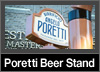 Poretti Beer Stand