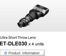 Ultra Short Throw Lens ET-DLE030 x 4 units