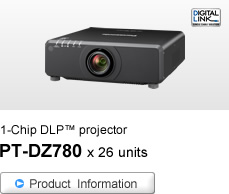1-Chip DLP™ projector PT-DZ780 x 26 units