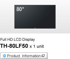 Full HD LCD Display TH-80LF50 x 1 unit