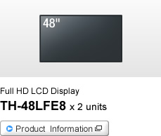 Full HD LCD Display TH-48LFE8 x 2 units