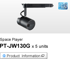 Space Player PT-JW130G x 5 units