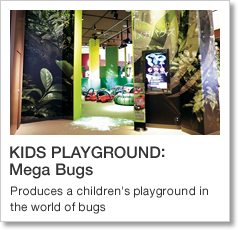 KIDS PLAYGROUND: Mega Bugs Produces a children's playground in the world of bugs