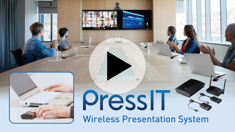 PressIT Concept Movie : TThe Wireless Presentation System is ideal for smooth display of documents.