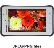 JPEG/PNG files
