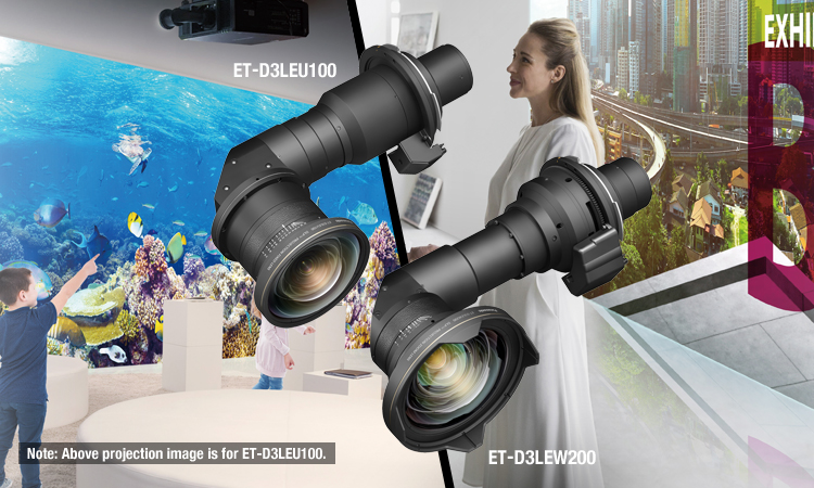 Ultra-Short-Throw/Short-Throw Zoom Lens for 3-Chip DLP™ Projectors ET-D3LEU100/ET-D3LEW200