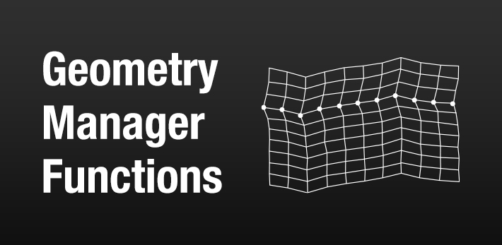 Geometry Manager Functions