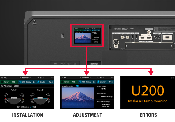 ”5-inch Color Information Monitor LCD