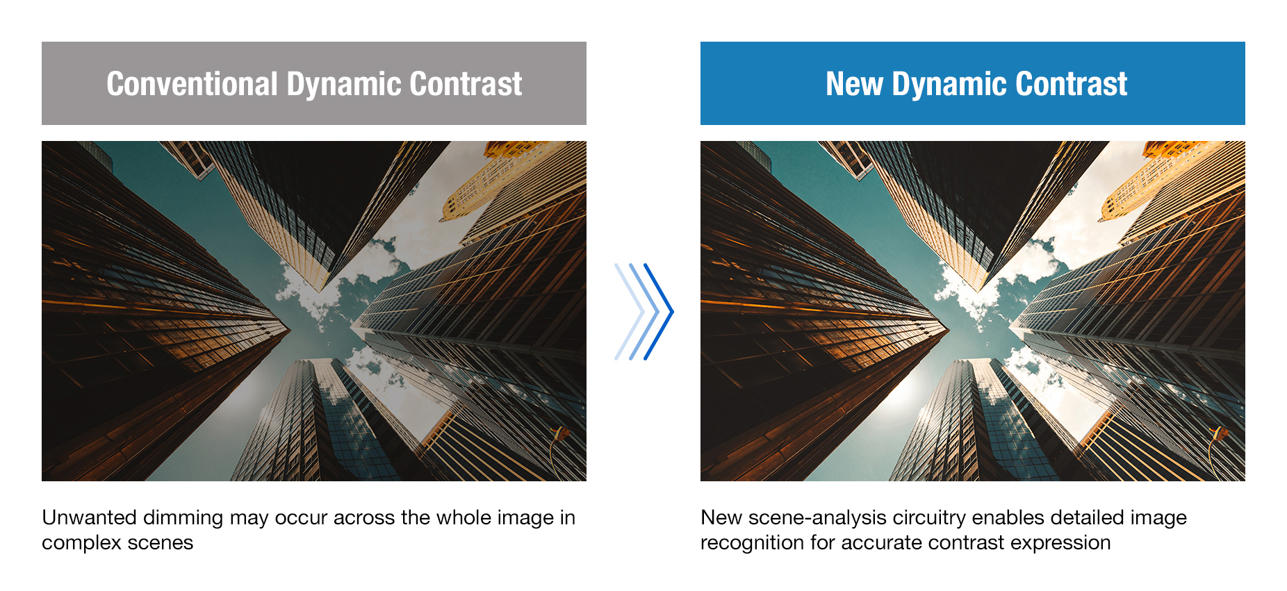 Improved 25,000:1 Dynamic Contrast Performance