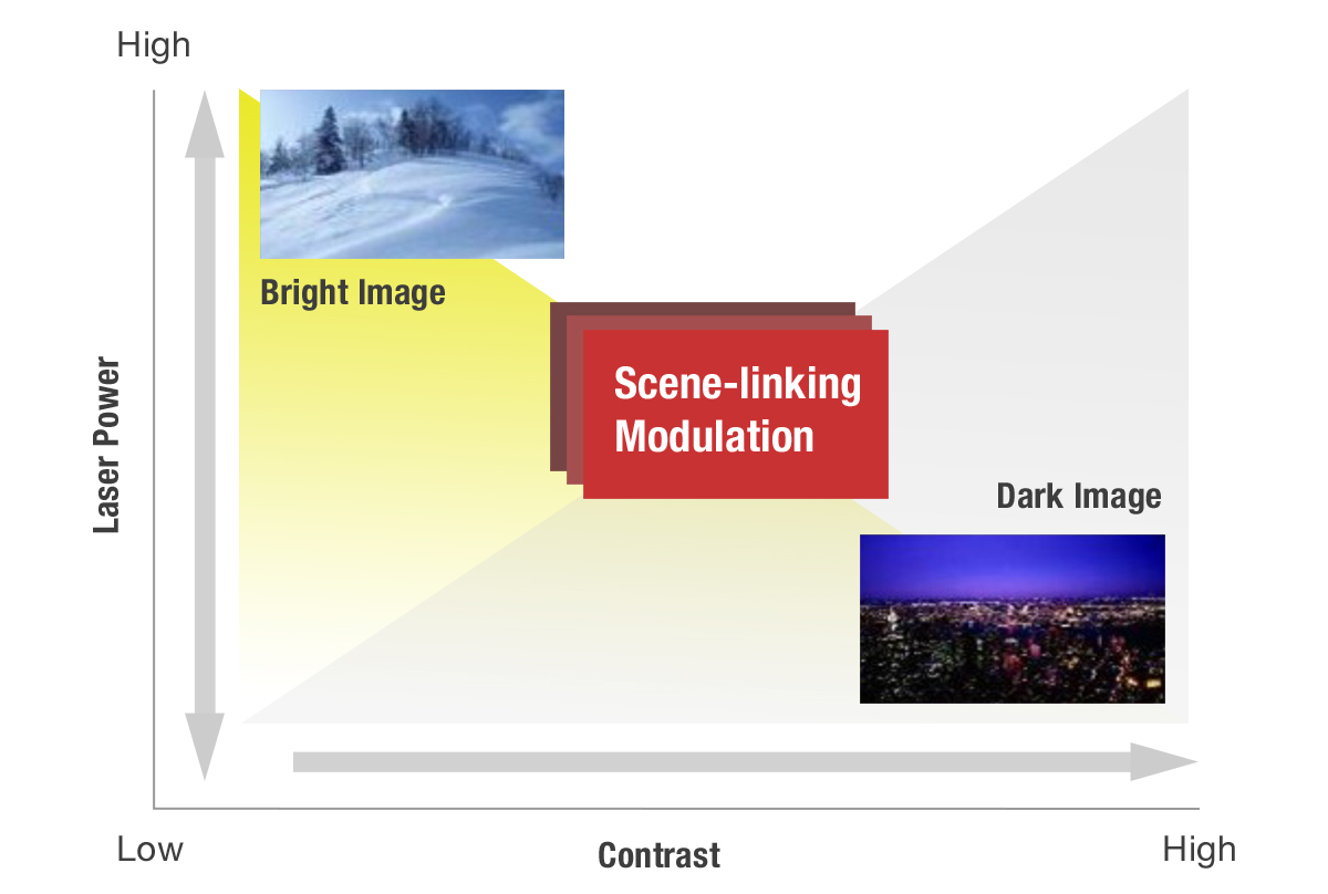 High 5,000,000:1 Dynamic Contrast