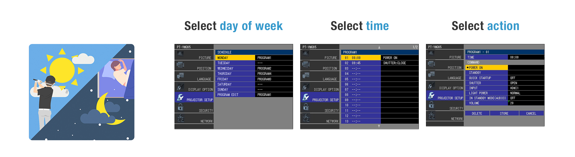 Easy Automation with Built-In Scheduling